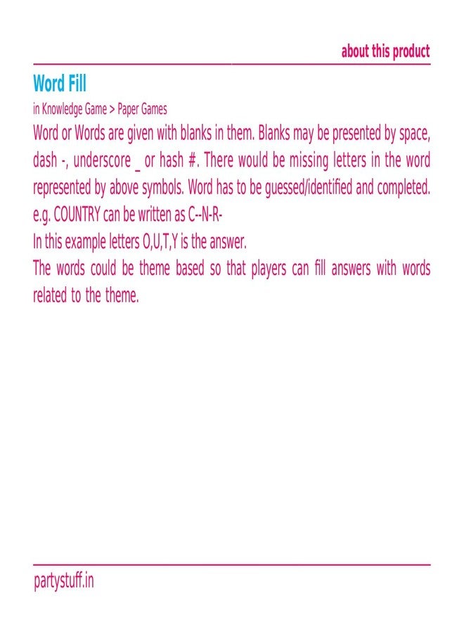 PartyStuff Paper Games - Kal ho na ho muhaware Clock time (8 Piece) - Image 4